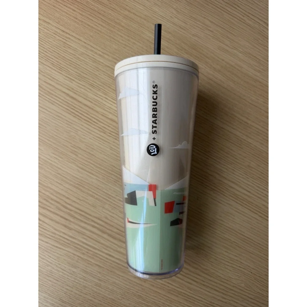 STARBUCKS + LOU 2024 Black History Month DAMON BROWN Cold Cup Tumbler 24oz